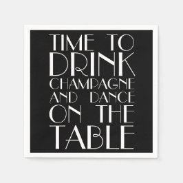 Roaring 2ties Napkin Serviette