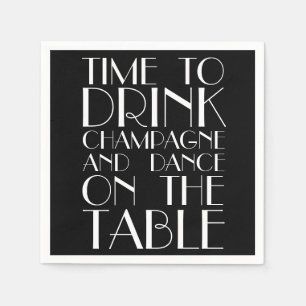 Roaring 2ties Napkin Serviette