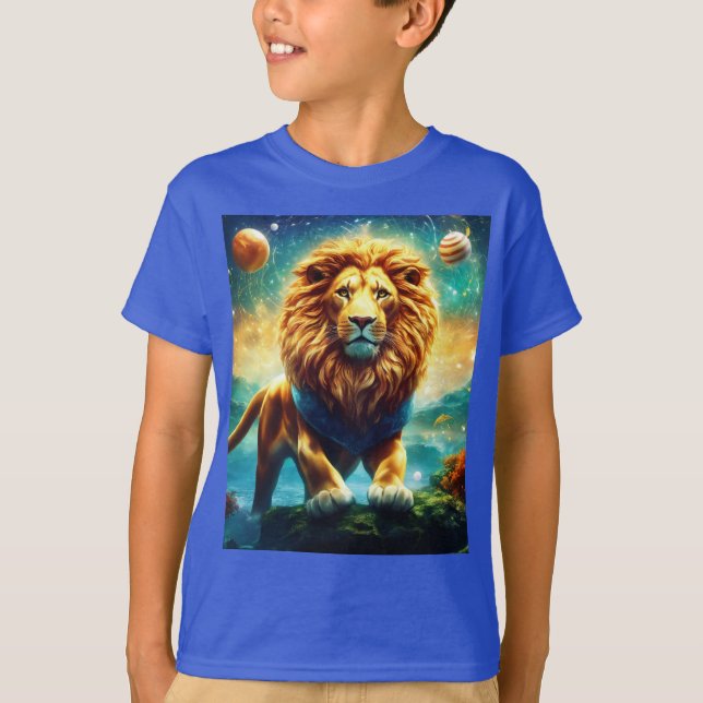 "Roaring Adventures warten!" T-Shirt (Vorderseite)