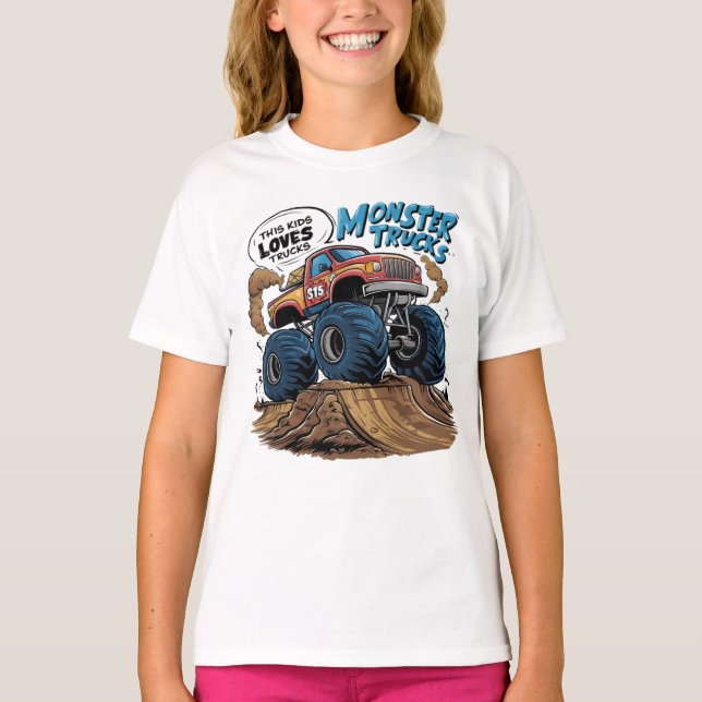 Roaring Beast Rampings durch die Erde T-Shirt (Vorderseite)