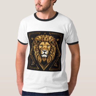 Roaring Confidence: Das Löwengedruckte Hemd T-Shirt