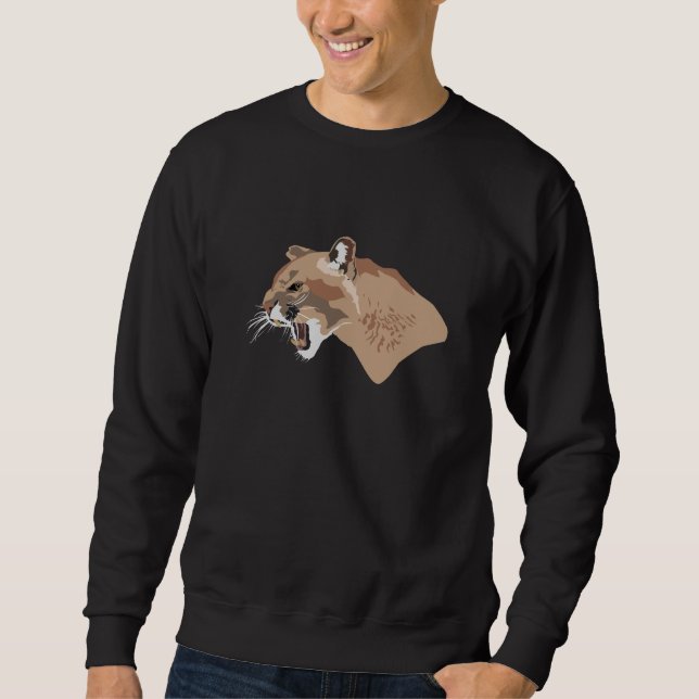 Roaring Cougar  Sweatshirt (Vorderseite)
