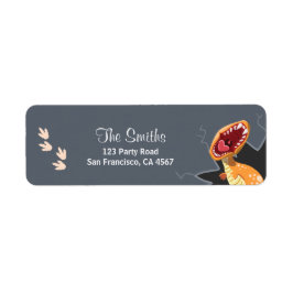 Roaring Dinosaur Baby Dusche Rücksendeadresse Etik