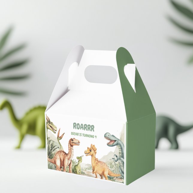 Roaring Dinosaur Geburtstagsparty Geschenkschachtel (Von Creator hochgeladen)