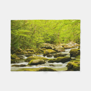 Roaring Fork im Frühling Fleecedecke