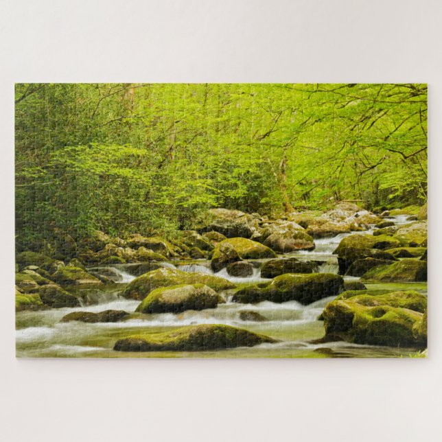 Roaring Fork im Frühling Puzzle (Horizontal)