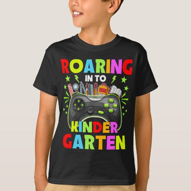 Roaring in den Kindergarten Kindergarten Bac T-Shirt (Vorderseite)