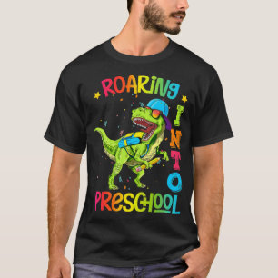 Roaring in der Vorschule Dinosaurier Lehrer Pre K T-Shirt