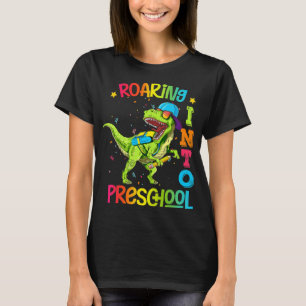 Roaring in der Vorschule Dinosaurier Lehrer Pre K T-Shirt