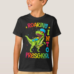 Roaring in der Vorschule Dinosaurier Lehrer Pre K T-Shirt