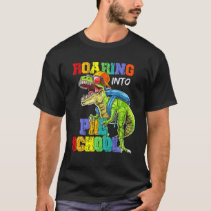 Roaring in der Vorschule Dinosaurier Lehrer Pre K T-Shirt