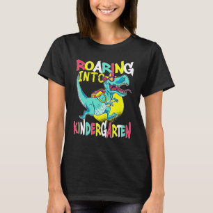 Roaring in Kindergarten T Rex Dinosaur Zurück in S T-Shirt
