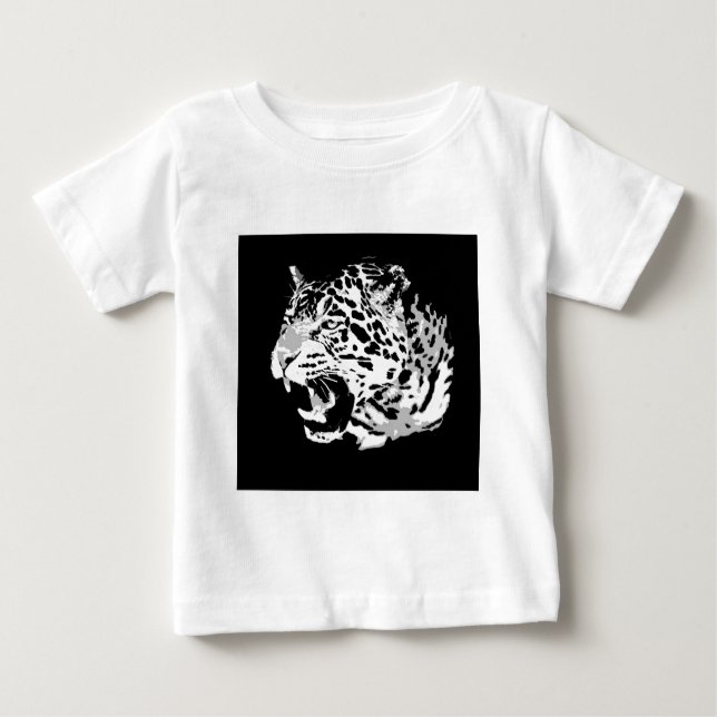 Roaring Jaguar Baby T-shirt (Vorderseite)