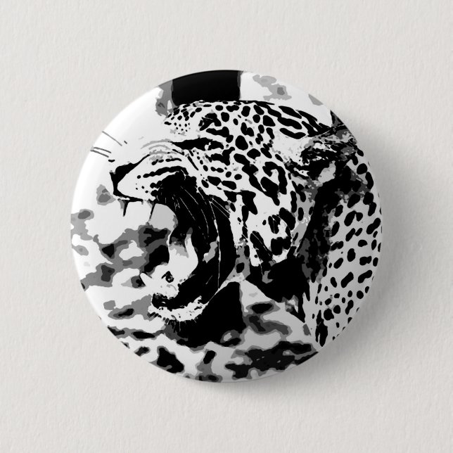 Roaring Jaguar Button (Vorderseite)