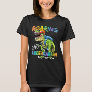 Roaring Kindergarten Dinosaur T - Zurück T-Shirt