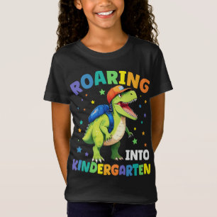 Roaring Kindergarten Dinosaurier zurück in die Sch T-Shirt
