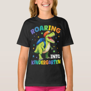 Roaring Kindergarten Dinosaurier zurück in die Sch T-Shirt