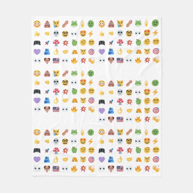 Roaring Kitty 35 Emoji Timeline GME MOASS DFV meme Fleecedecke (Vorderseite)