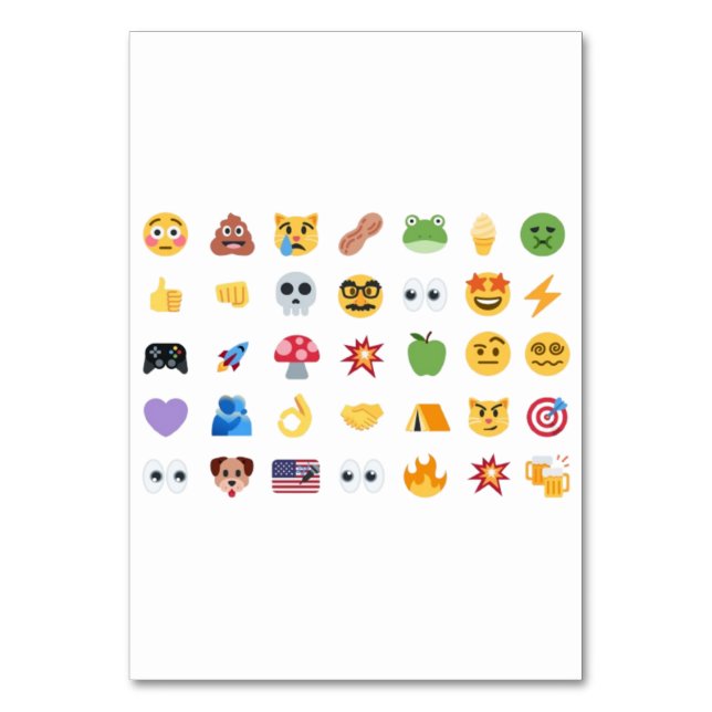 Roaring Kitty 35 Emoji Timeline GME MOASS DFV meme Tischnummer (Vorderseite)