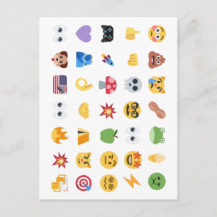 Roaring Kitty 35 Emoji-Zeitstrahl GME MOASS DFV Me Postkarte