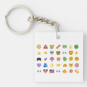 Roaring Kitty 35 Emoji-Zeitstrahl GME MOASS DFV Me Schlüsselanhänger