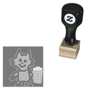 Roaring Kitty Counting Tiger Popcorn Gummistempel