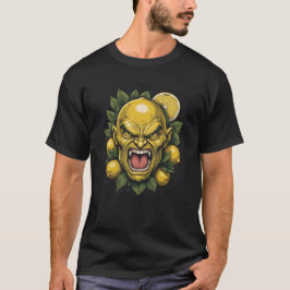 Roaring Lemon Face with Citrus Details T-Shirt