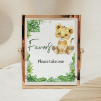 Roaring Lion Baby Shower Favoriten