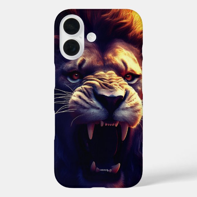 Roaring Lion Case-Mate iPhone Hülle (Rückseite)
