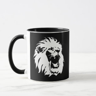 Roaring Lion Face Tasse
