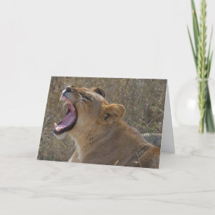Roaring Lion Greeting Card Karte