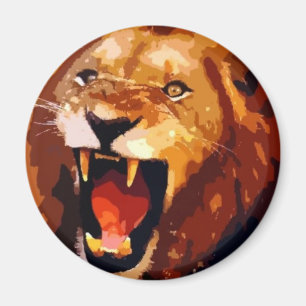 Roaring Lion Magnet