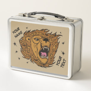Roaring Lion Metal Lunchbox