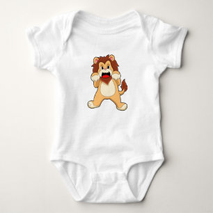 Roaring Lion.PNG Baby Strampler