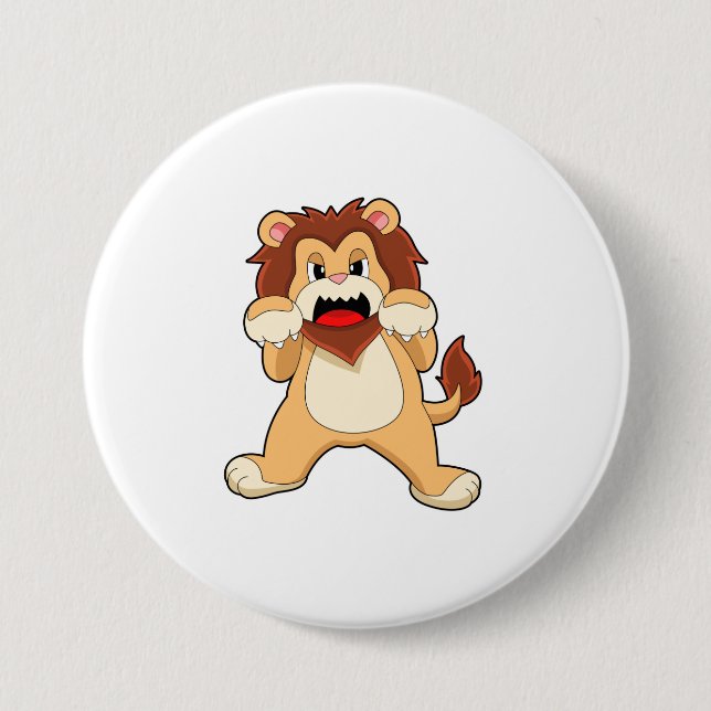 Roaring Lion.PNG Button (Vorderseite)