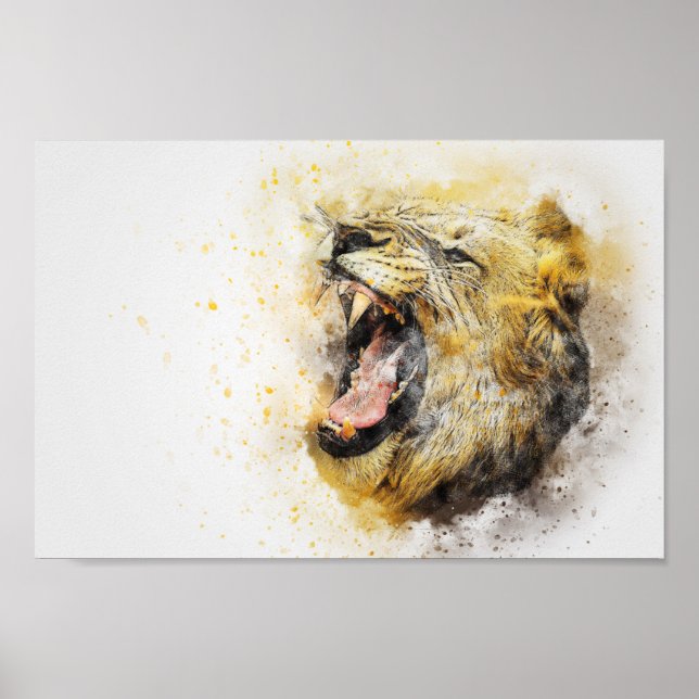Roaring Lion Poster Art (Vorne)