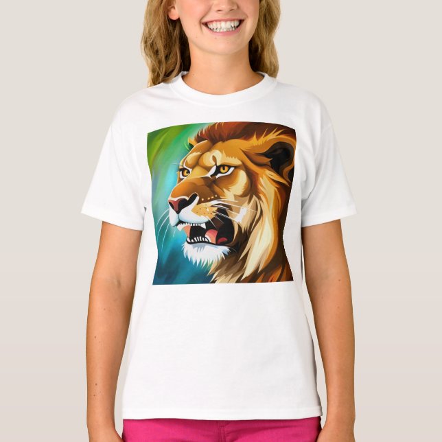 Roaring Lion Side Posed Portrait-57566 T-Shirt (Vorderseite)
