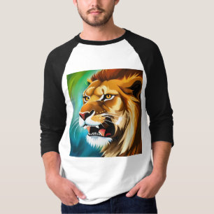 Roaring Lion Side Posed Portrait-57566 T-Shirt