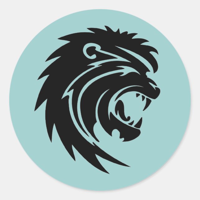 Roaring Lion Stickers (Vorderseite)