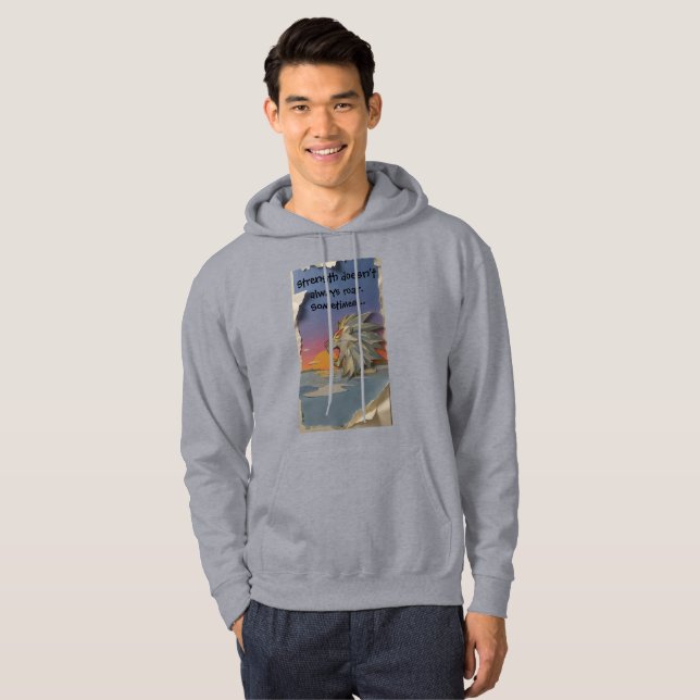 Roaring Lion Sunrise Papercut Hoodie (Vorne ganz)