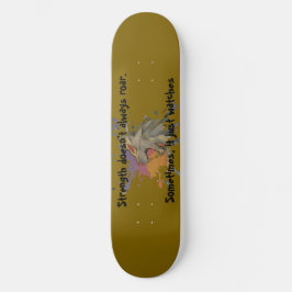 Roaring Lion Sunrise Papercut Skateboard Deck
