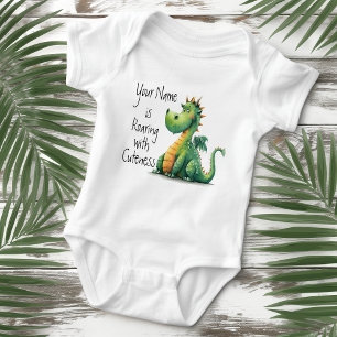 Roaring mit dem Kutness Dragon Baby Strampler