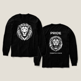 Roaring Pride: Strength & Honor Lion Tri-Blend Shirt