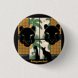 Roaring Pumas Hearts Button