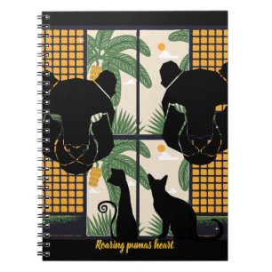 Roaring Pumas Hearts Notizblock