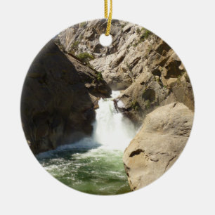 Roaring River Falls at Kings Canyon National Park Keramik Ornament