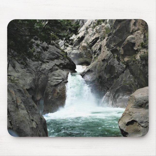 Roaring River Falls, King's Canyon, CA Mousepad (Vorne)