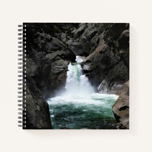 Roaring River Falls, King's Canyon, CA Notizbuch (Vorderseite)