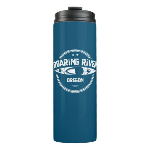 Roaring River Oregon Kayak Thermosbecher