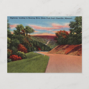 Roaring River Staat Park, Cassville Missouri Postkarte